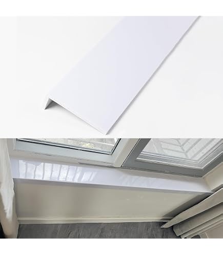 Davanzale Interno Bianco 100x2000 Mm In PVC Con Chiusure Laterali – Facile Da Montare E Super Resistente