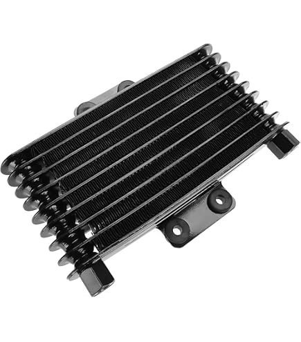 Oel Kuehler Universal Zusatz Ölkühler Set Kit 13 Reihen Inkl. Anschluss-Set Für BMW AUDI VW Cozyel Universal Zusatz ölkühler