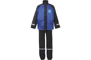 YJS Flycam Traje de Lluvia Deportivo Impermeable Reflectante Dividido Chubasquero y Pantalones ConjuntosRopa de Seguridad de Alta Visibilidad 2 piezas Motocicleta Motocross Deportes