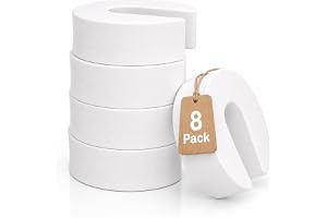 8-pack [2,2 cm – förtjockad] dörrfingerskydd, babysäker dörrstoppare, skyddar barnfingrar med mjukt skumskydd, förhindrar fingernypskador, slammande dörr, barn från att bli låst i rummet