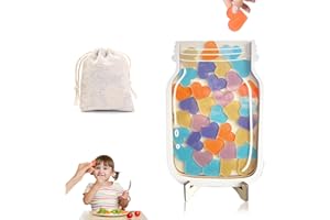 HSLXBY Barattolo Premio Stella per Bambini,Vaso Ricompensa per Il Buon Comportamento,Barattolo di Ricompensa Personalizzato,Adatto per Insegnanti in Classe,a Casa e a Scuola (Amore)