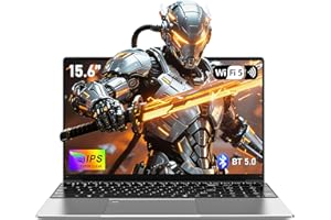 FUNYET Newest Gaming Ordinateur Portable 15.6 Pouces R7 5700U jusqu'à 4.3GHz PC Portable 32Go RAM 1To SSD Extension TF 1To Win11 Laptop avec WiFi5 BT5.0 USB3.0 Mini HDMI Type-C D'empreinte Digitale