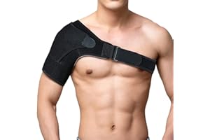 FARMIGOOD Shoulder Support, Adjustable Shoulder Brace for Men Women Rotator Cuff Shoulder Support Shoulder Strap for Dislocated Joints Arthritis Sprain Muscle Pain Relief, Fits Both Right or Left (One Size)