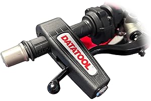 Datatool Croc Lock - Visible Theft Deterrent for Scooters, Motorcycles, and ATVs - Locks Brake Lever to Handlebar - Saw Resistant Bike Lock - Available in Red, Yellow, Black or Orange (Black)
