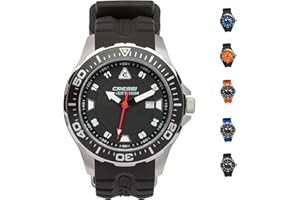 Cressi Manta Watch - Orologio Professionale Subacqueo 100 m/10 ATM, Unisex Adulto