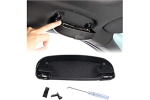 BIXUAN Soporte para Gafas de Coche Compatible con Mercedes Benz GLA Clase X156 / Clase C W205 / GLC SUV X253 / Clase B W246 / Clase A W176 Organizador de Gafas Caja de Soporte Multifunción