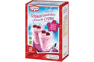 Dr. Oetker Professional Dessertcreme nach Art Schwarzwälder-Kirsch, Dessertpulver in 1 kg Packung