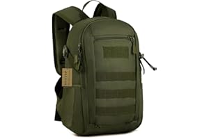 HUNTVP Sac à Dos Petit Cartable Tactique Militaire Molle Sac à Dos de Cours Sac de Multifonction pour Chasse Randonnée Camping Voyage Cyclisme Trekking Scalade 12L/15L/20L/30L