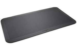 Kensington Ståmatta, ergonomisk, minskar utmattning och ger komfort, för stående skrivbord el. kök, halkskyddad, brandskyddad, K55401WW