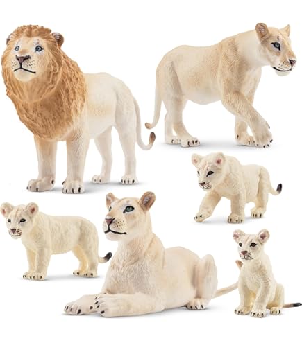 6-teiliges Vogel-Figuren Set - Realistische Wellensittiche Als Spielzeug & Deko