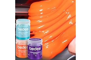 BEDEE Zestaw do czyszczenia wnętrza samochodu, klawiatury, zestaw do czyszczenia klawiatury: glina do czyszczenia wielokrotnego użytku, bardzo wydajna, bez klejących się rąk, łatwe przechowywanie,