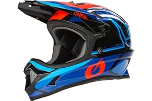 O'NEAL | Casco da Mountain Bike Fullface | MTB DH Downhill FR Freeride | Calotta in ABS, chiusura magnetica, supera gli standard di sicurezza EN1078 | Casco SONUS