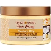 Creme Of Nature Pure Honey Moisture Whip Twisting Cream, Crema Idratante al Miele, 340 ml