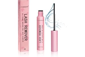 PROAMATE Cluster Lash Glue Remover Lash Remover DIY Eyelash Extension Remover, Easy Removal of Cluster Eyelashes Gentle Soothing Nourishing Self-Use Oil Texture (5g Eyelash Remover)