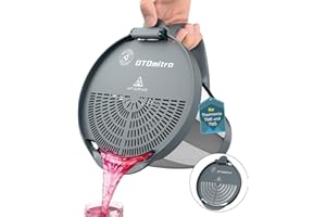 ‎OTOMITRA OTOmitra Ausgusssieb für Thermomix TM6 TM5, BPA Frei Nudelsieb, Ausgießhilfe für Thermomix Zubehör, spülmaschinenfester Siebaufsatz, Küchensieb, Abgießsieb, Abtropfhilfe für Gemüse & Obst