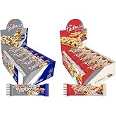 Tadım Protein Bar Karışık Kutu, Spor ve Yer Fıstıklı, 30gr x 40 Adet, İkili Paket