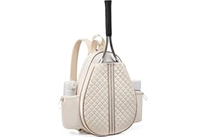 ‎SUCIPI Sucipi Tennisrucksack, Tennistasche Damen Herren für 2 Tennisschläger, Wasserdichter Tennis Rucksack Tasche Sportrucksack Badminton Tasche für Pickleball, Tennis und Badminton