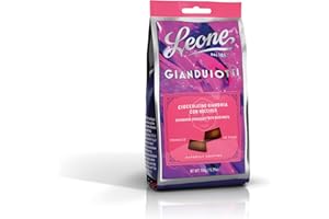 PASTIGLIE LEONE Leone depuis 1857 - Sachet de Gianduiotti - Chocolats à la Noisette - Gianduiotto Classique Leone - Sans Gluten et Végans - Sachet de 150 g