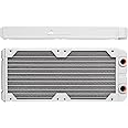 Corsair Hydro X Serie, XR5 240 mm Radiatore Spessore per Raffreddamento a Liquido, Doppi Supporti Ventole da 120 mm, Installa