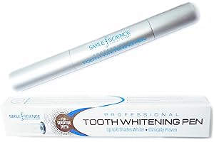 Smile Science Harley Street - Professional Advanced Teeth Whitening Pen - Up to 8 Shades Whiter - 100% Safe for Enamel - Vegan - for Sensitive Teeth - Rapid Results - Clinically Proven