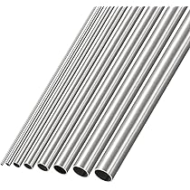 Tubo in ottone, tubo in rame cavo, spessore parete 1 mm, lunghezza 500