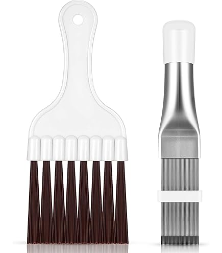 Peigne à Ailettes De Condenseur De Climatiseur, Outil De Réparation En Plastique, Brosse à Fouet Pour évaporateur à Ailettes, Réigérateur, Outils De Livres De Maison