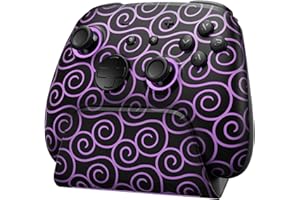 PALPOW Switch 2 Pro Controller with Charging Dock, Switch Controller Wireless for Nintendo Switch 2/Lite/OLED, RGB Bluetooth Gamepad with 7 LED Colors/Hall Effect/Dual Shock/Turbo/Motion Control - Purple