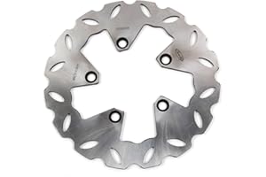 Arashi Disques de frein arrière pour KYMCO DOWNTOWN 200I 2010-2017 300I 2009-2014/ K-XCT 300i 13-16/ X-TOWN 300 ABS 16-17/ DOWNTOWN 300i ABS 15-17 Accessoires Moto Argent