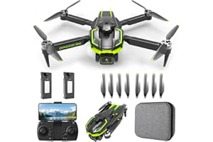 HURSVIE Drone avec Camera 4K pour Enfant et Adulte, Moteur Sans Balais FPV Mini Drone 36mins Longue Durée Vol/Démarrage en un Clic/Maintien d'Altitude, Jouet Cadeau pour Garçons et Filles, Moins de 250g