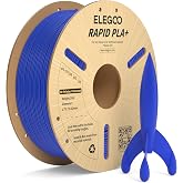 ELEGOO High Speed PLA+ Filament 1.75 1kg Blue | Speed 30-600mm/s, Dimensional Accuracy +/- 0.02mm, 1kg Spool, for Most 3D Pri