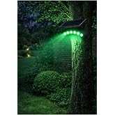 Gaman 10Watt G&uuml;neş Enerjili Duvar - Ağa&ccedil; Apliği Solar G&uuml;neş Enerjili Led Bah&ccedil;e Lambası - Aydınlatması, Yeşil