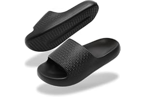 Uonesone Claquettes Femmes Hommes été Chaussons,Orthopédique Pantoufles Antidérapant Séchage Rapide Bout Ouvert Super Doux Confortable Semelle épaisse