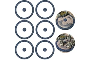 Jucoci Set di 6 marcatori per obiettivi, compatibili con Warhammer 40k WH40k Wargame (Miniatura Non Inclusa)