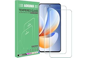 AOKUMA Ochrona ekranu Realme C71, 2 sztuki, szkło hartowane 9H, bez pęcherzyków, wysoka rozdzielczość, odporność na zarysowania