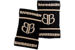 BB BANBROKEN Banbroken Polsini per sudore, compressione Wristbands, per sport, tennis, padel, crossfit, palestra, fitness, unisex, taglia unica (2 unità)