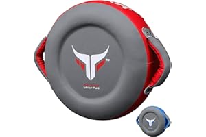 MYTRA FUSION Pad rotondo da boxe, colpitori per allenamento coach, pad rotondi per kickboxing, arti marziali, MMA e Muay Thai colpitori boxe per velocità, precisione e concentrazione