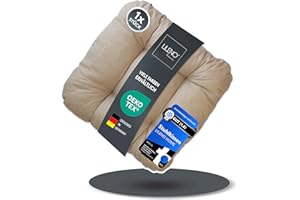 LILENO HOME Set di 1 cuscino per sedia, colore tortora (38 x 38 x 8 cm), adatto a sedie da giardino, cucina o sala da pranzo, comodo e resistente ai raggi UV, per interni Cuscino per sedia da esterni.