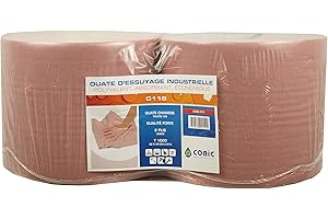 FASHION MANUFACTURER Bobine d'essuyage chamois T.1000 - Lot de 2