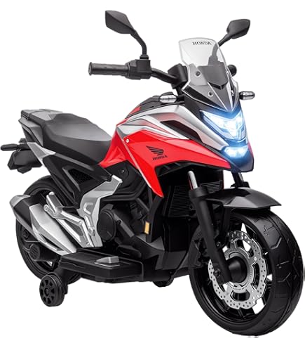 GOPLUS Elektrische motorfiets voor kinderen, 6 V, driewieler, kindermotorfiets met voor- en achteruitschakelaar, elektrische motorfiets, mortorcycle, elektrisch voertuig voor kinderen vanaf 3 jaar
