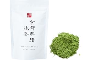 Ocha & Co. Kyoto Uji Matcha - Ceremonial Grade - Japanese First-Harvest Matcha Green Tea Powder, Traditionally Stone-Milled, 50g.