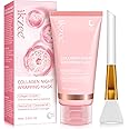 Collagen Night Wrapping Mask,Collagen Overnight Wrapping Peel Off Facial Mask,Elasticity & Hydration Overnight Sleeping Mask with Hydrolysed Collagen,Perfect for Dry & Dehydrated Skin