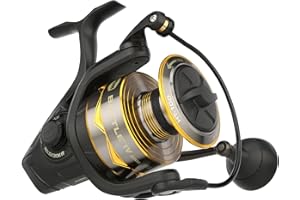 PENN Battle - Kit de Carrete Giratorio tamaño 5000, Incluye Cubierta de Carrete y Carrete de Aluminio anodizado de Repuesto, posición de Mango Derecha/Izquierda, Sistema de Arrastre Frontal HT-100