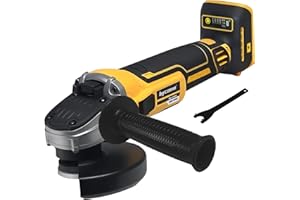 BYCZONE Cordless Angle Grinder for DEWALT 20V MAX Battery, 4-1/2" Power Grinder Tool Cordless, 8500RPM Brushless Motor for Cutting, Grinding, Polishing, Rust Removal(Tool Only)