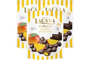 Lacasa Lote de 3x Bolsitas Mi Momento Mango con Chocolate negro 115G
