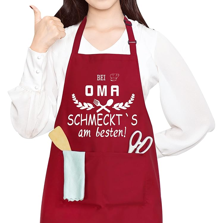 Damen-Schürze Mit Wüstenlandschaft-Druck – Wasserdicht, Mit Zwei Taschen, 52x72 Cm (One Size, 100% Polyester)