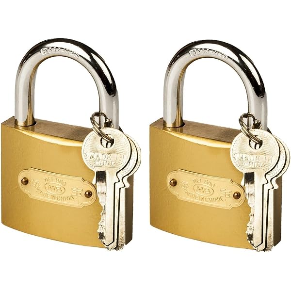 Master Lock 3RED Lucchetto Di Sicurezza In Acciaio Con Corpo Laminato E Paraurti Rosso