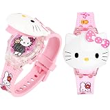 Matrix Kids Edition 3D Face Digital Watch for Kids with Disco Lights & Music: 