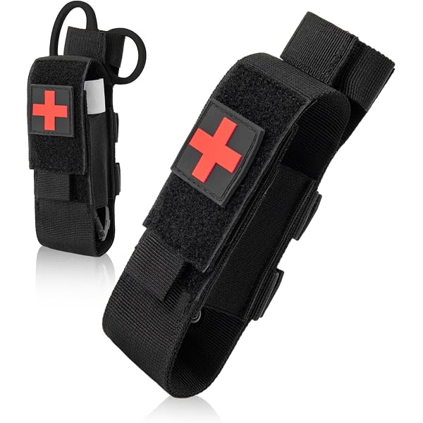 Garrot Tourniquet Tactical 2 Pcs - Pansement Israélien Pour Contrôle Saignement + Bandages Autoadhésifs