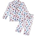 CLAP Kids Cotton Printed Full Sleeves Night Suit