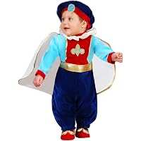Déguisement Petit Prince Bleu EUROCARNAVALES - Haut, Pantalon, Couronne, Pour Bébé